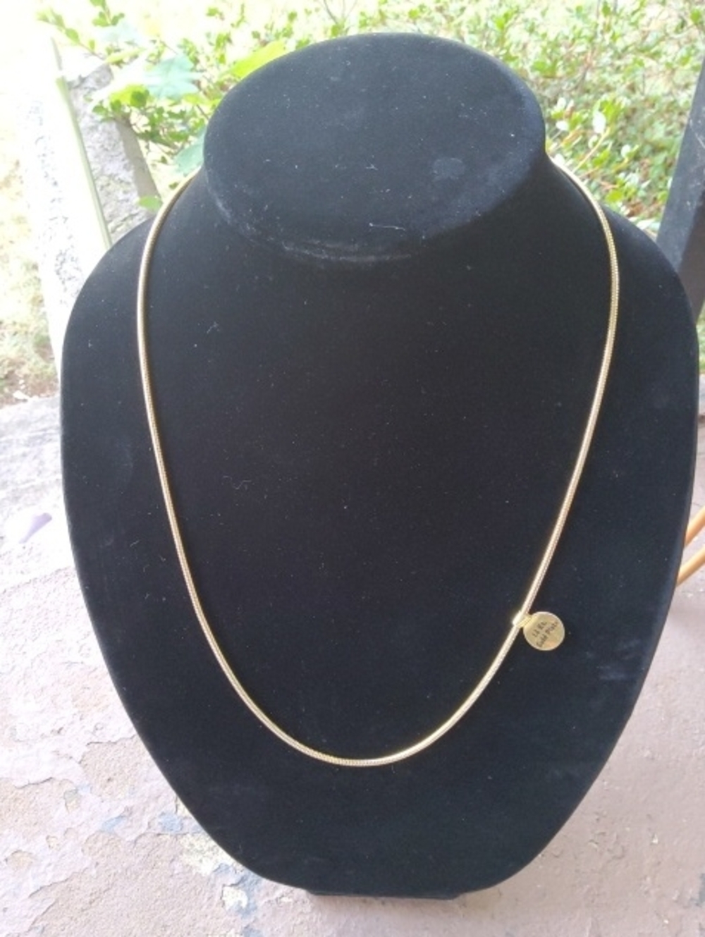 14 Kt Gold- Plated Snake Chain NOS
